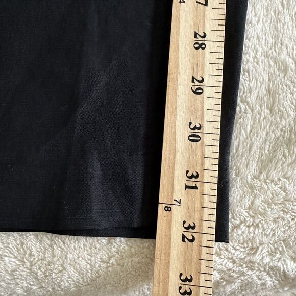 Polo Ralph Lauren Men's Silk Linen Pants Size 40x32 Black Classic Fit Trousers - Picture 8 of 10